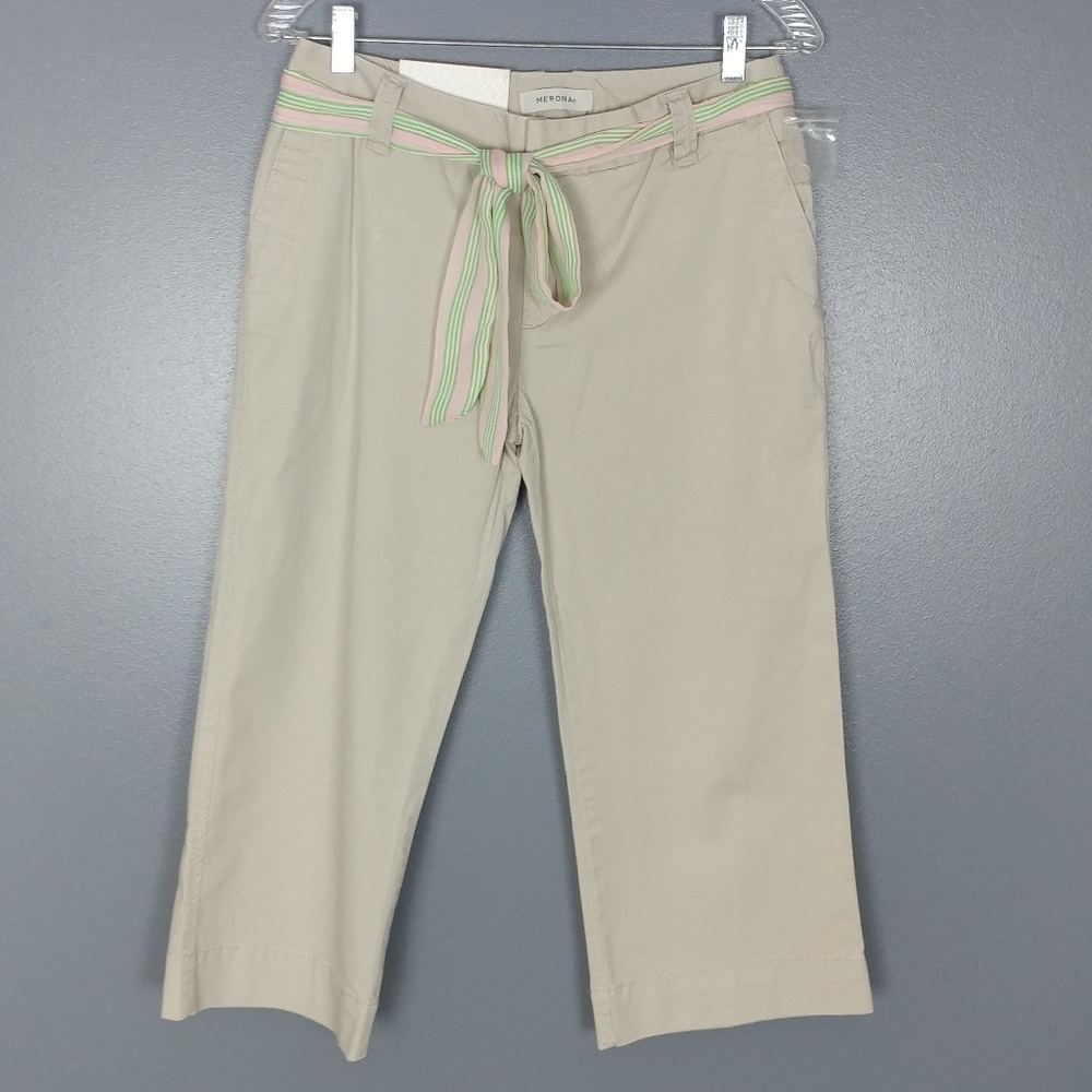 khaki Capri pants
